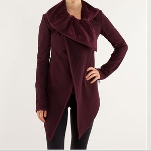 Lululemon Presence Of Mind Jacket Burgundy Size 4